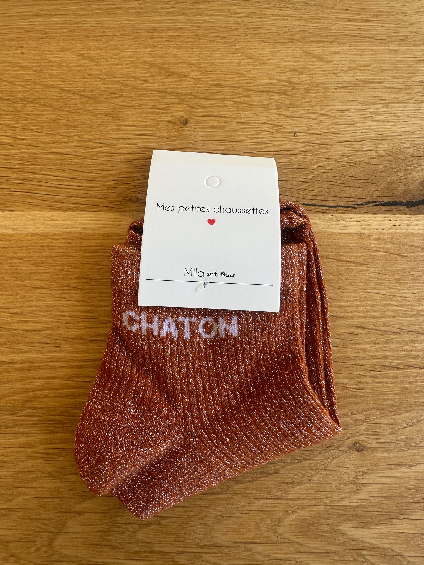 Chaussettes à paillettes CHATON❤️