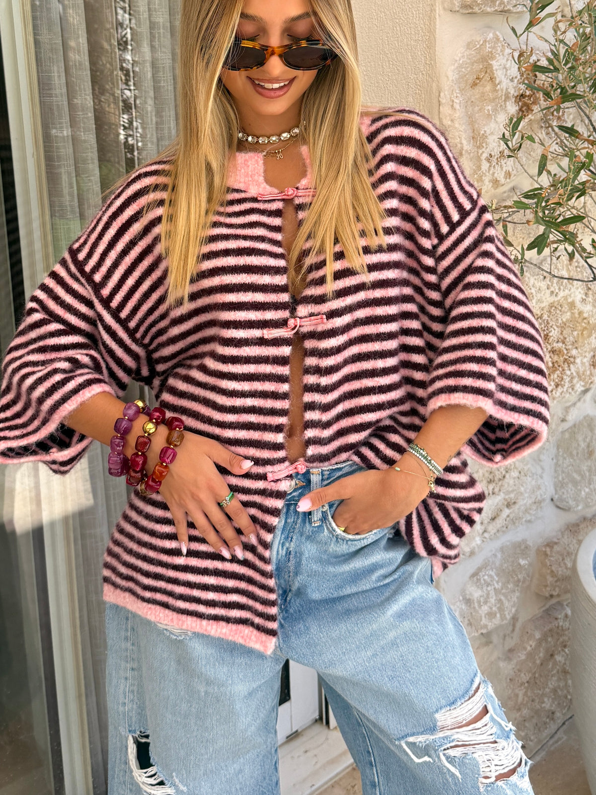 Pull Nyla bordeaux