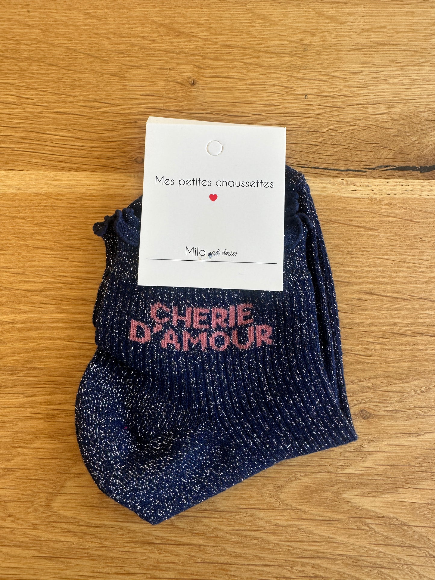Chaussettes à paillettes CHÉRIE D’AMOUR❤️