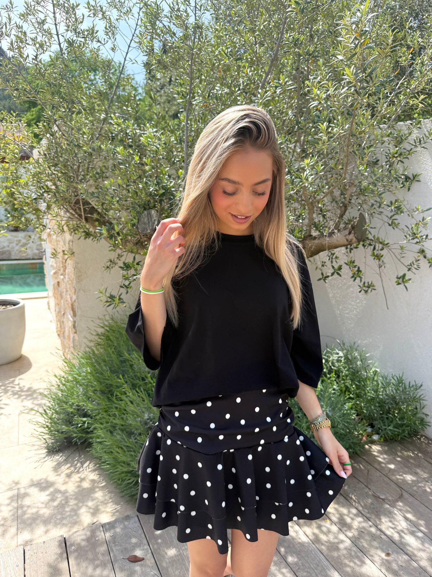 Jupe-short noir