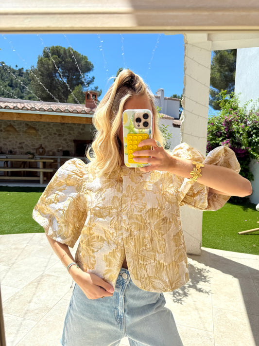 Blouse doré