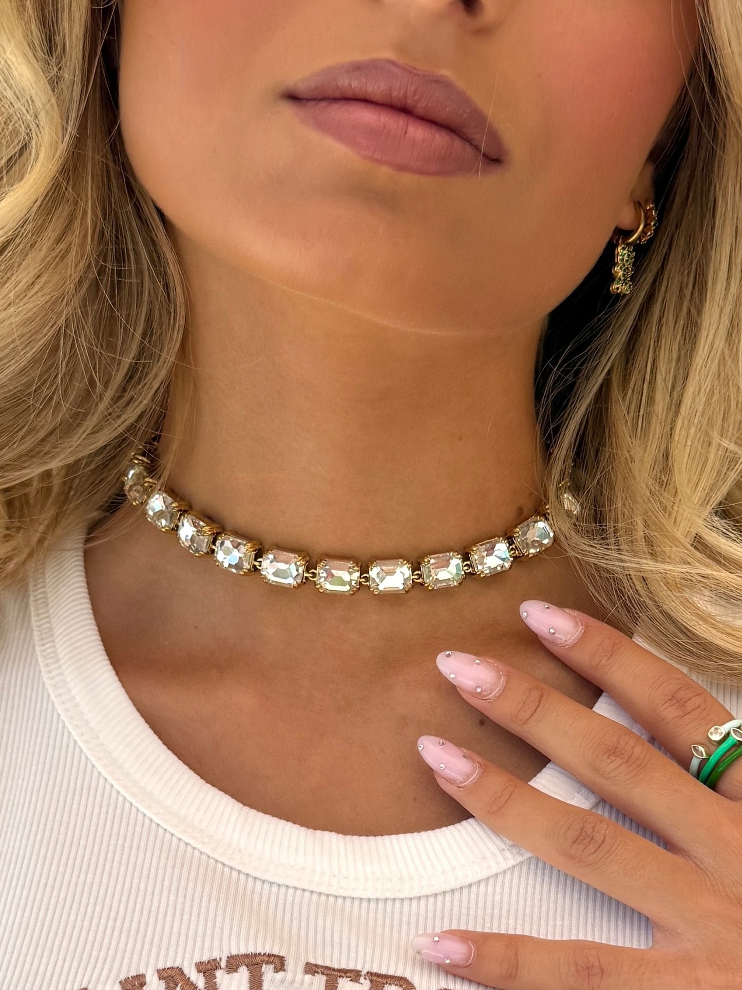 Collier Sélène blanc