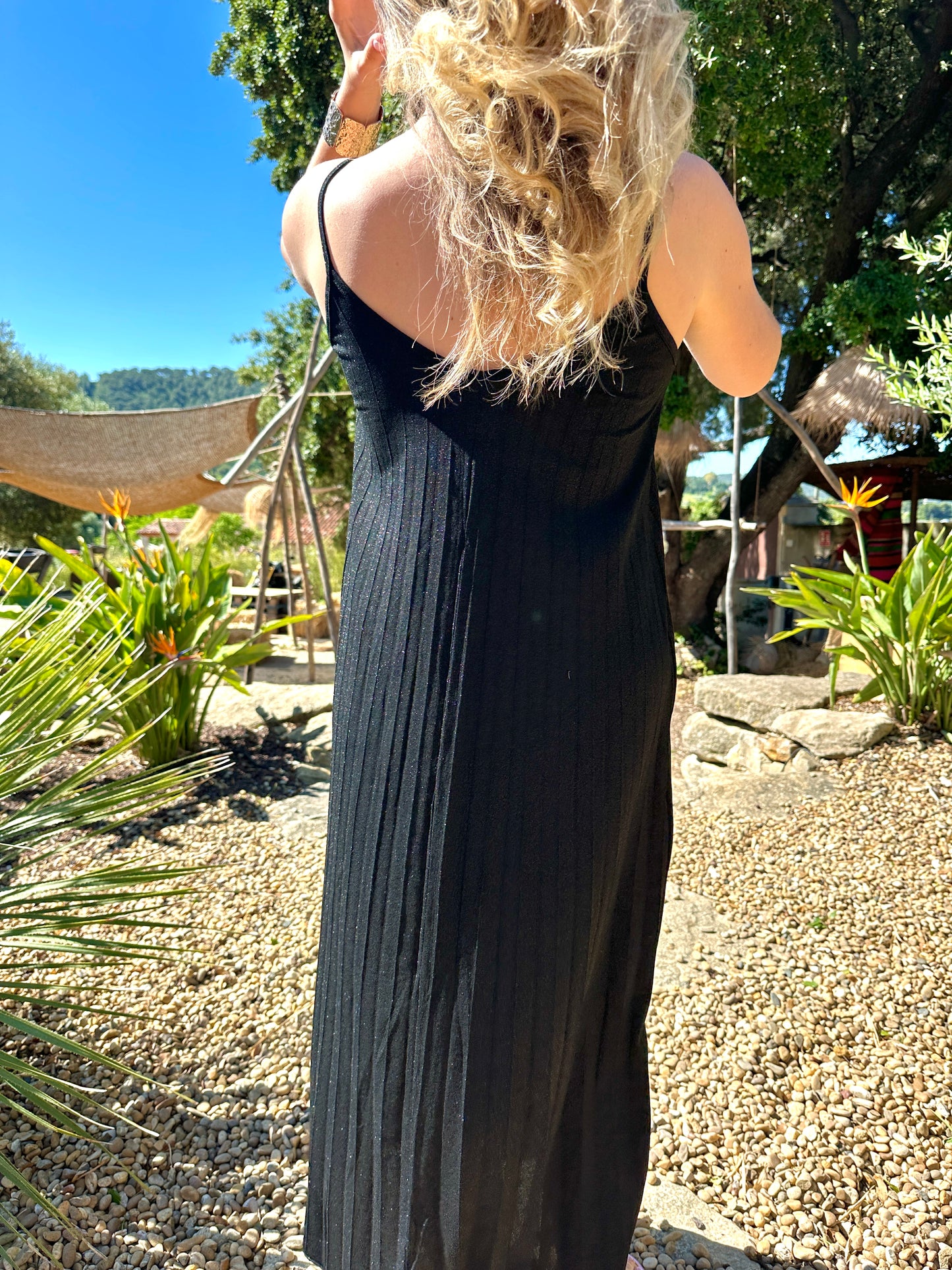 Robe longue noir