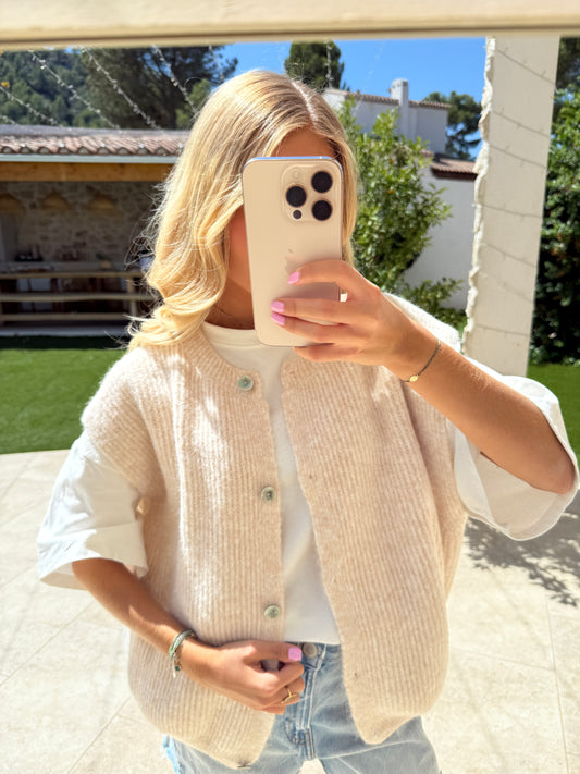 Gilet beige