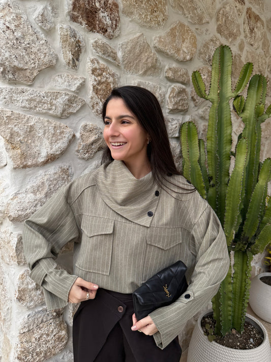 Blouse Maria vert olive