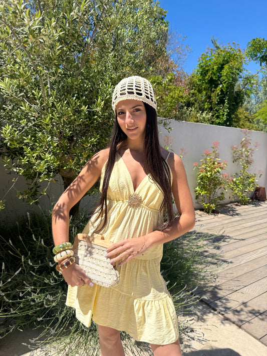 Robe soleil jaune