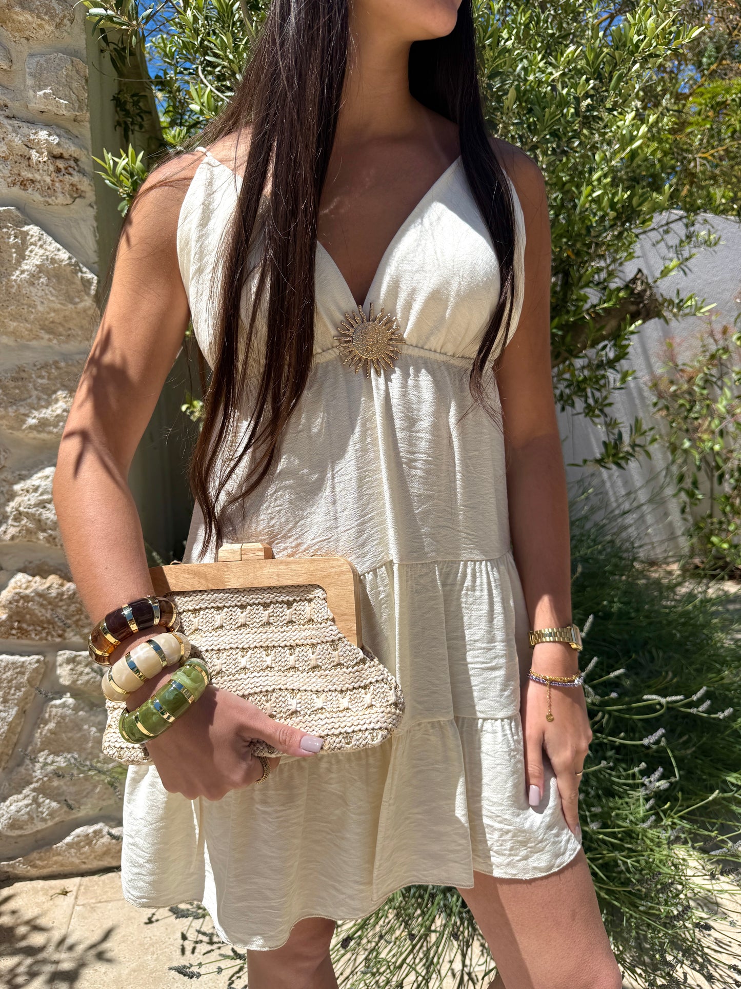 Robe soleil écru