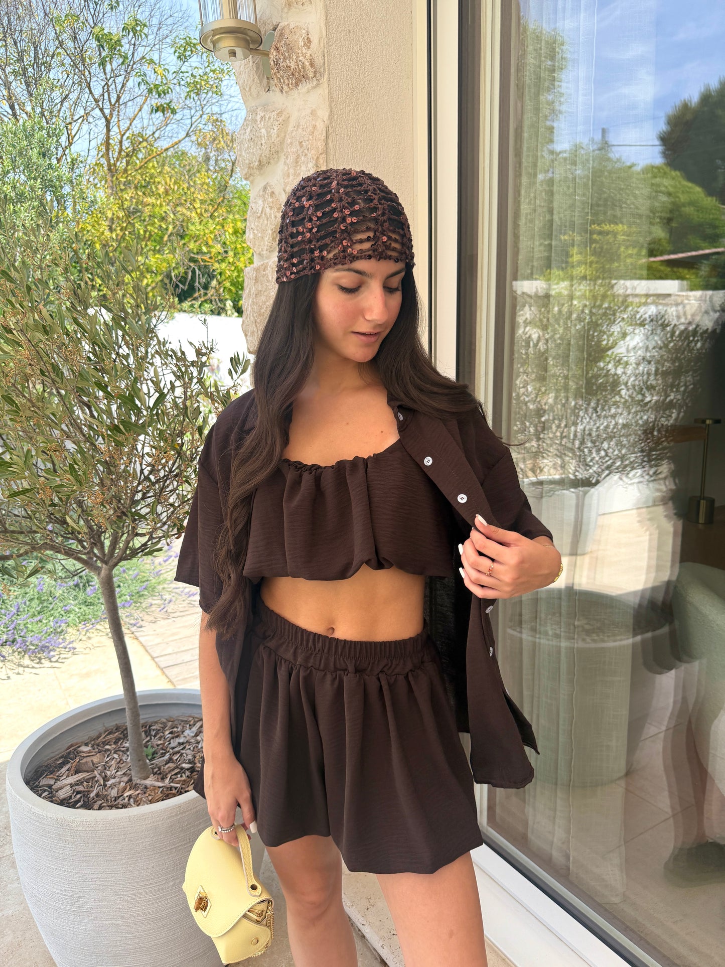 Ensemble 3 pièces chocolat