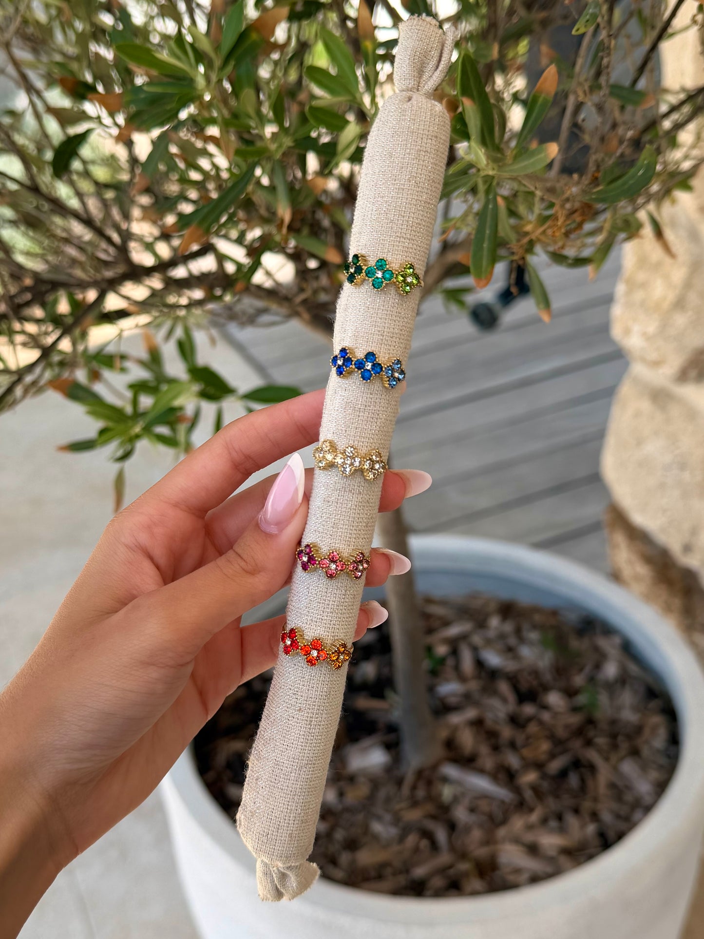 Bague fleurs