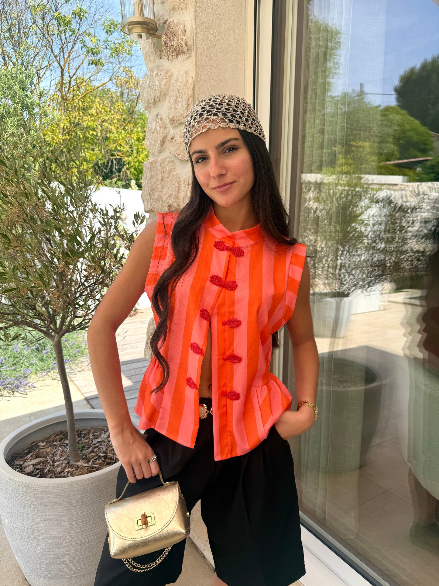 Top Alicia orange