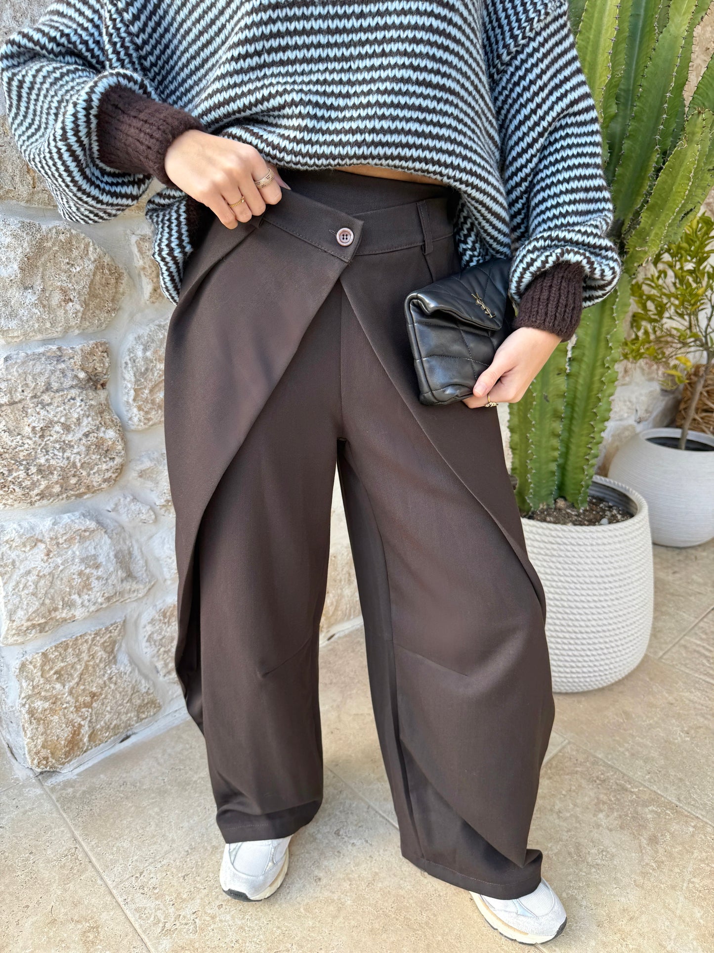 Pantalon Mia chocolat