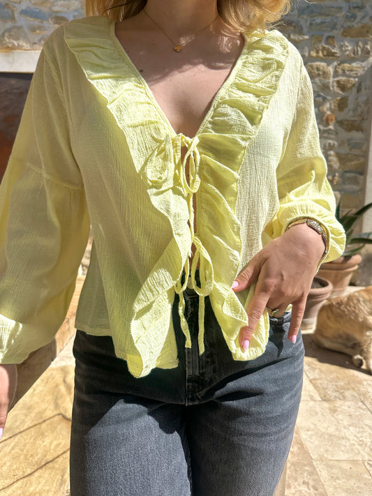 Chemisier jaune