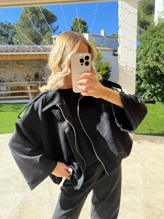 Veste sans manches Lou noir