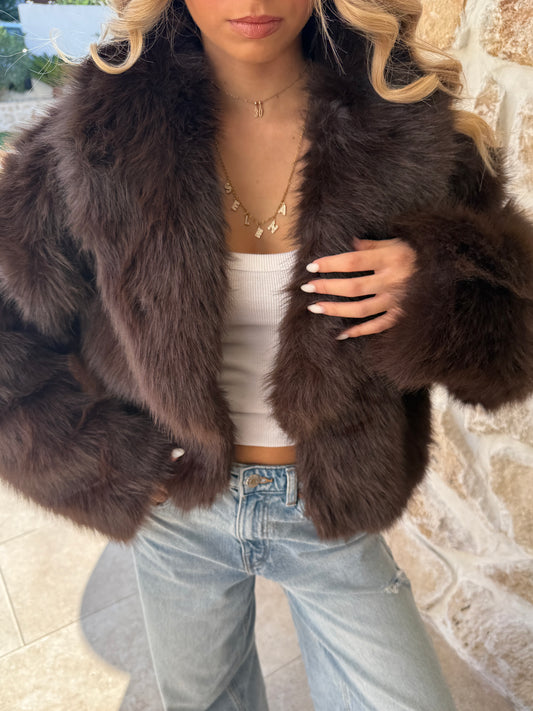 Fourrure chocolat