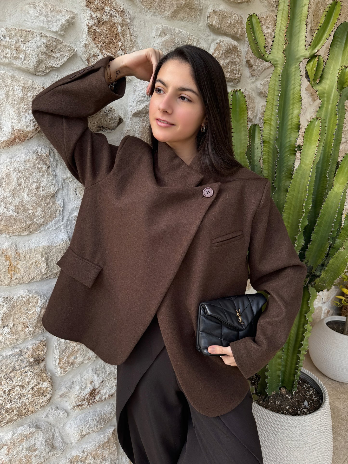 Blazer Lùcia chocolat