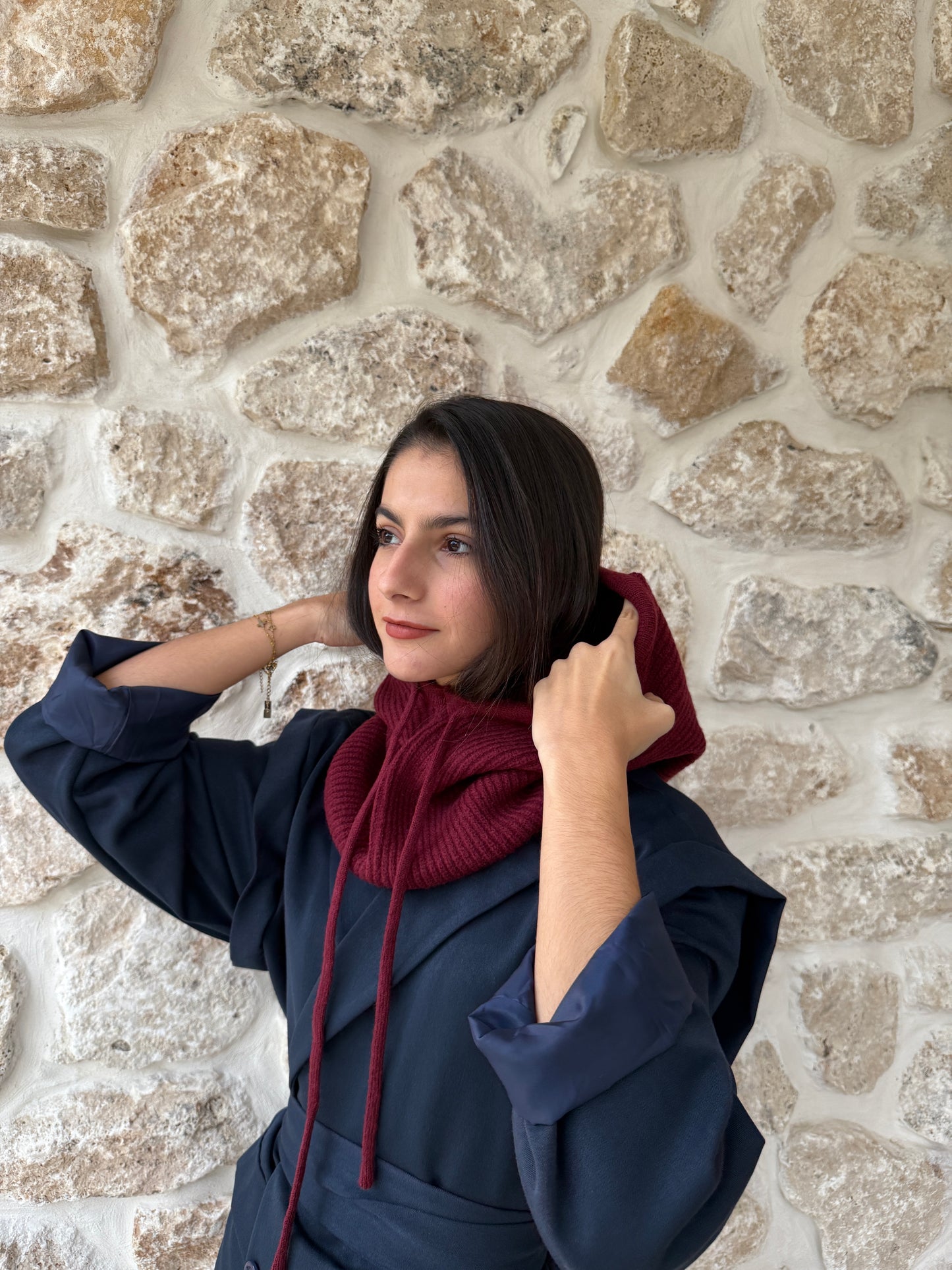 Cagoule bordeaux ￼