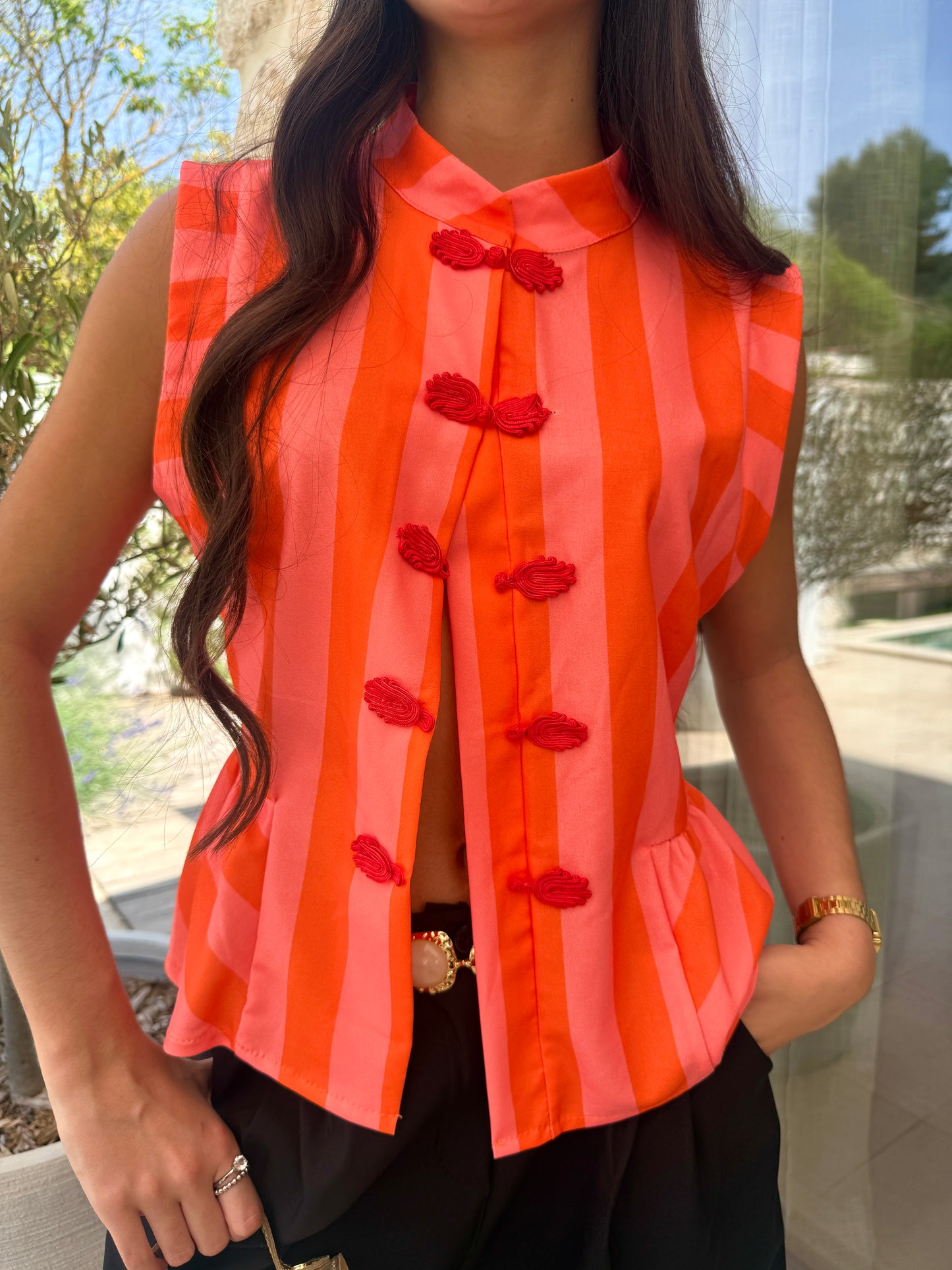Top Alicia orange