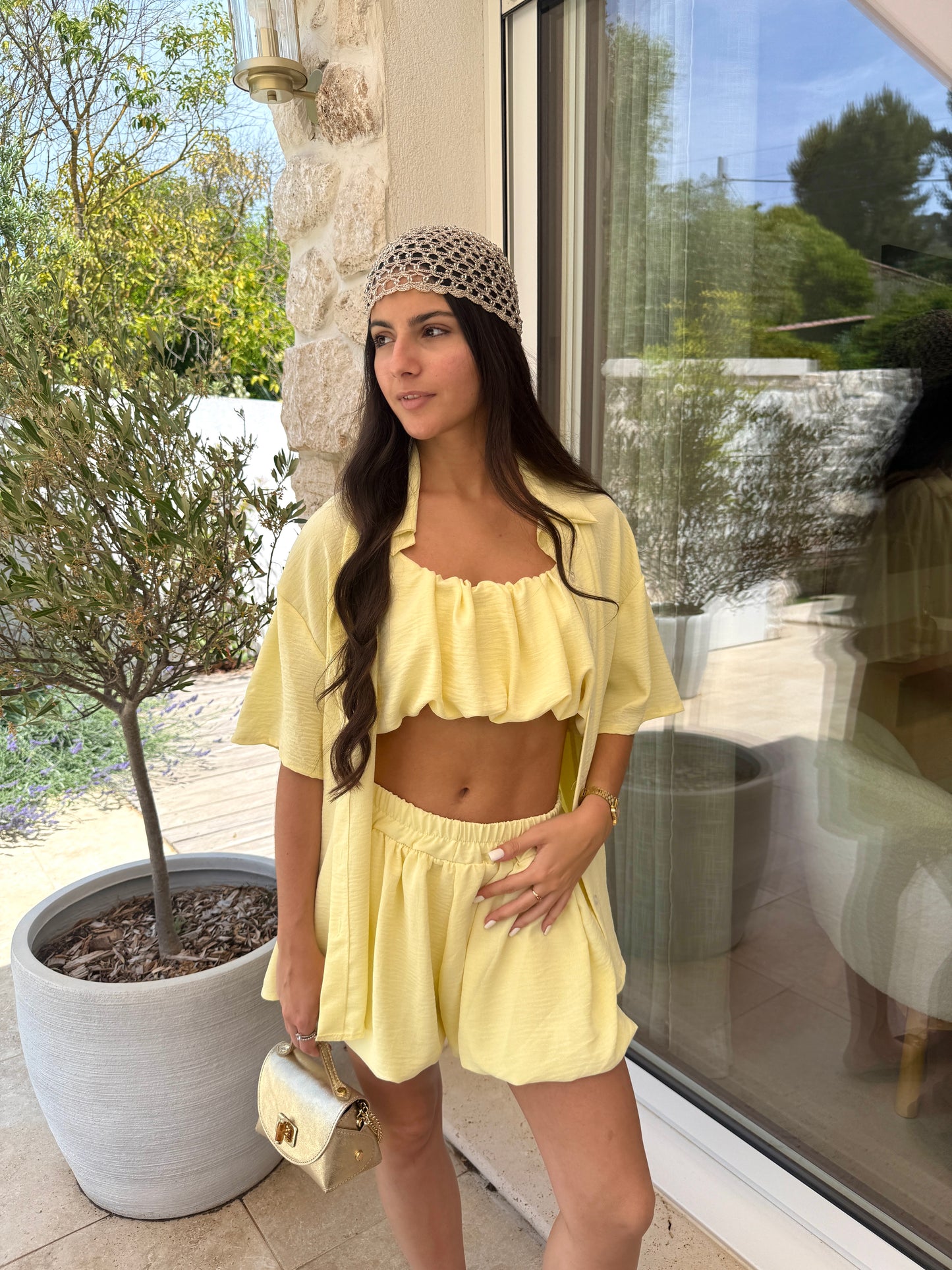 Ensemble 3 pièces jaune