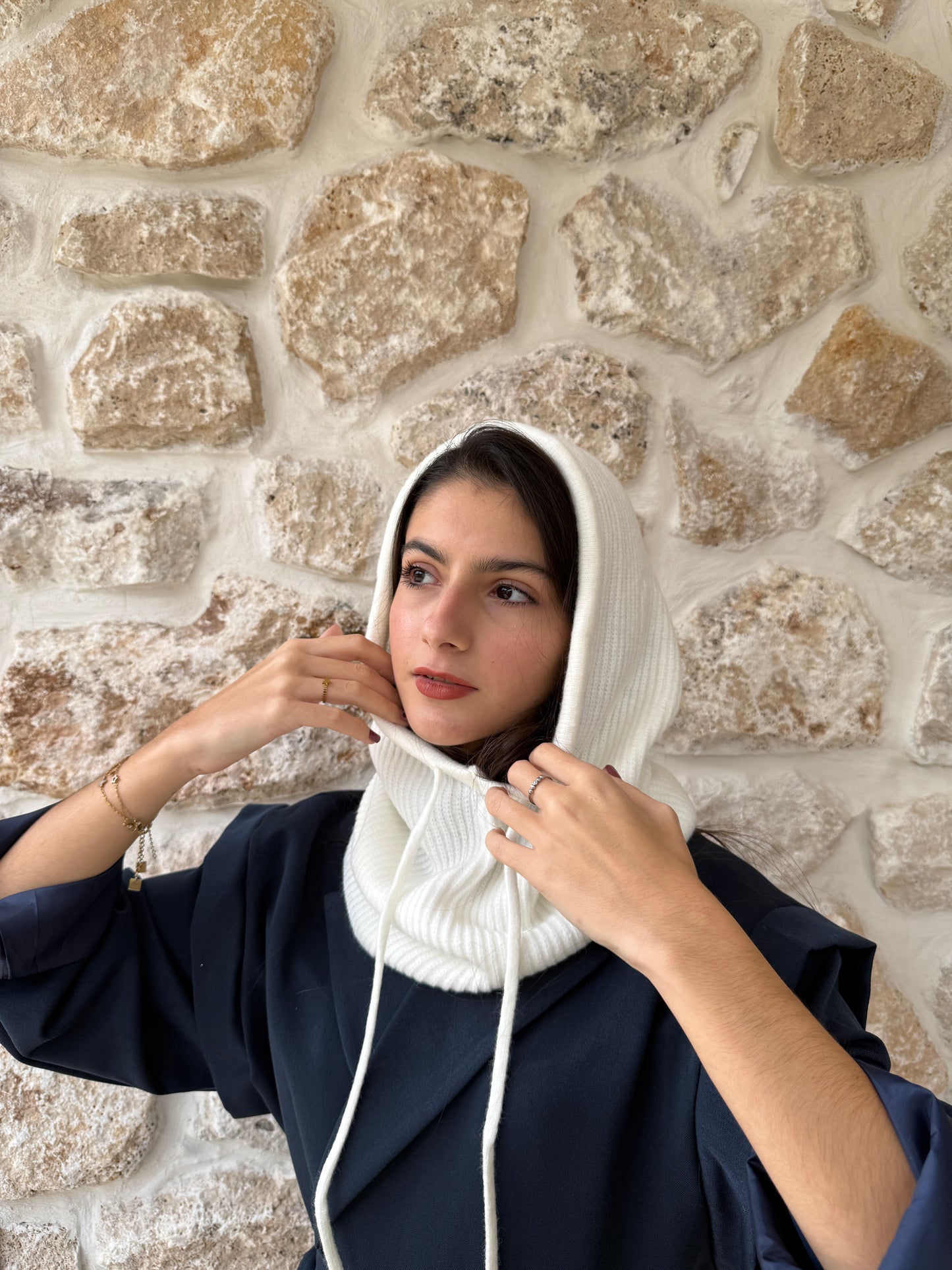 Cagoule blanche￼￼