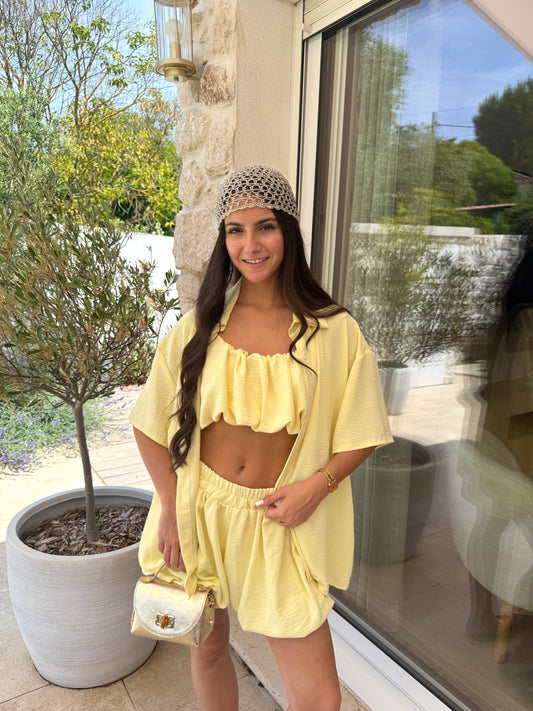 Ensemble 3 pièces jaune