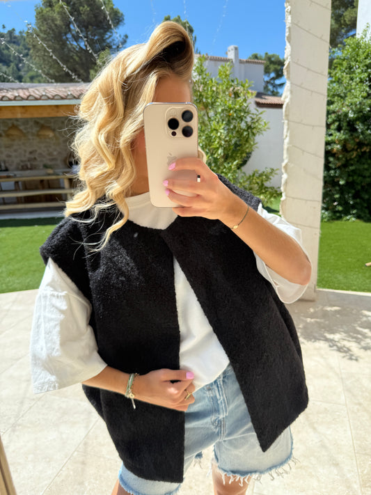 Veste sans manches noir