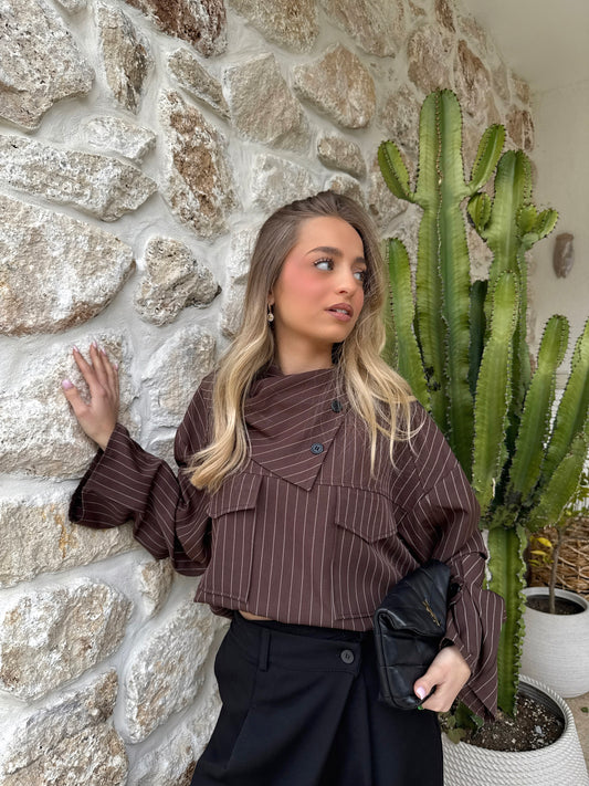 Blouse Maria chocolat