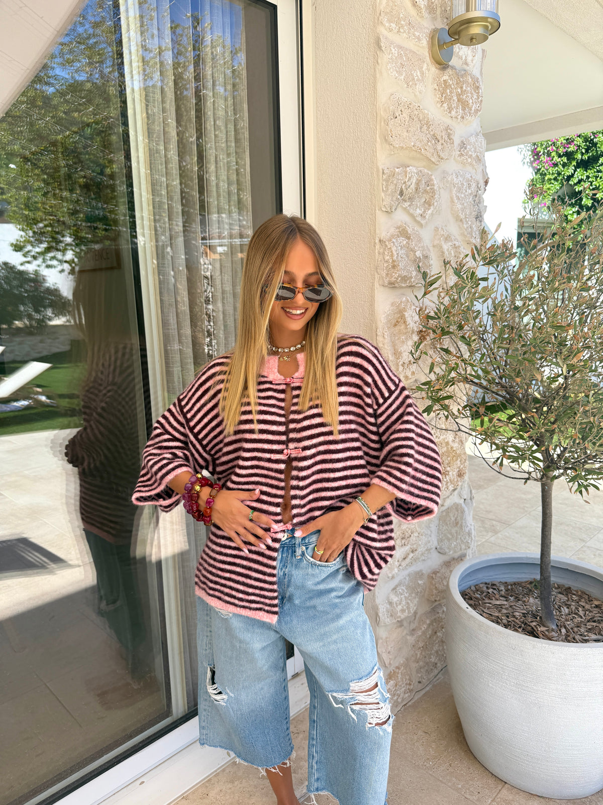 Pull Nyla bordeaux