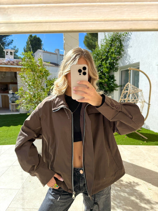 Veste Léna chocolat