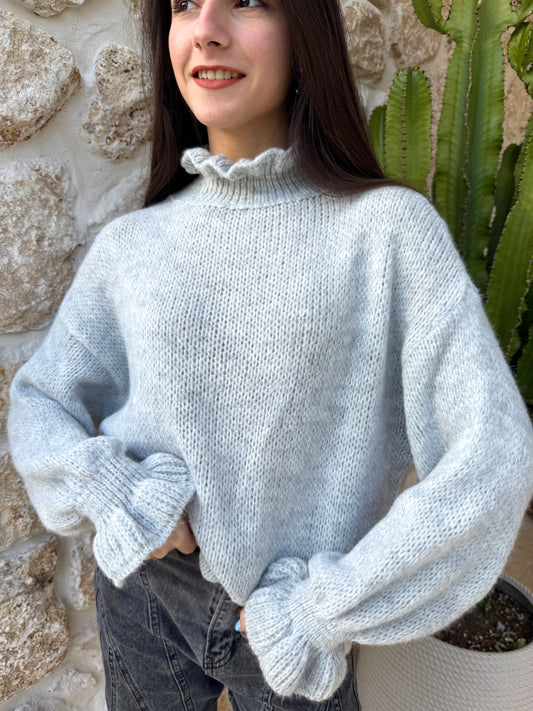 Pull Elina gris